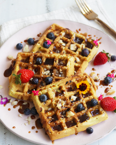 Vegan Waffles · Recipes · Botanica Origins