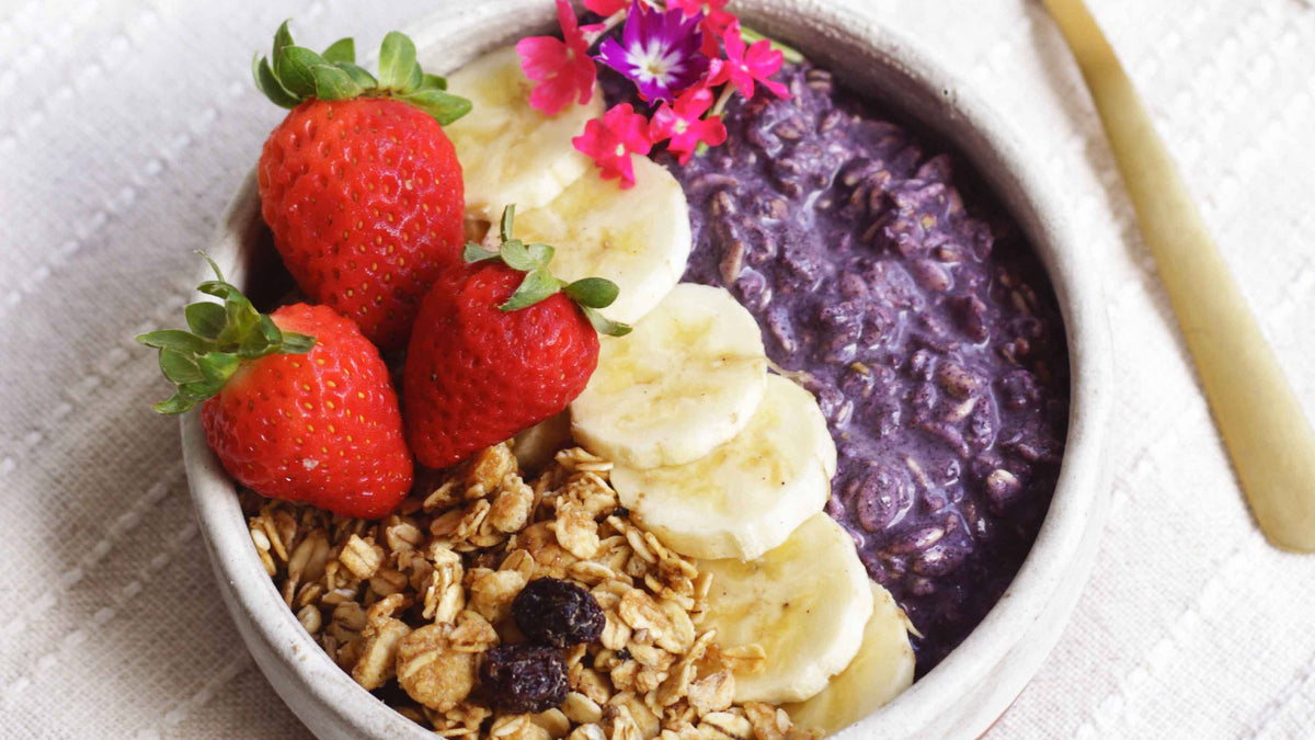 Açaí Overnight Oats · Recipes · Botanica Origins