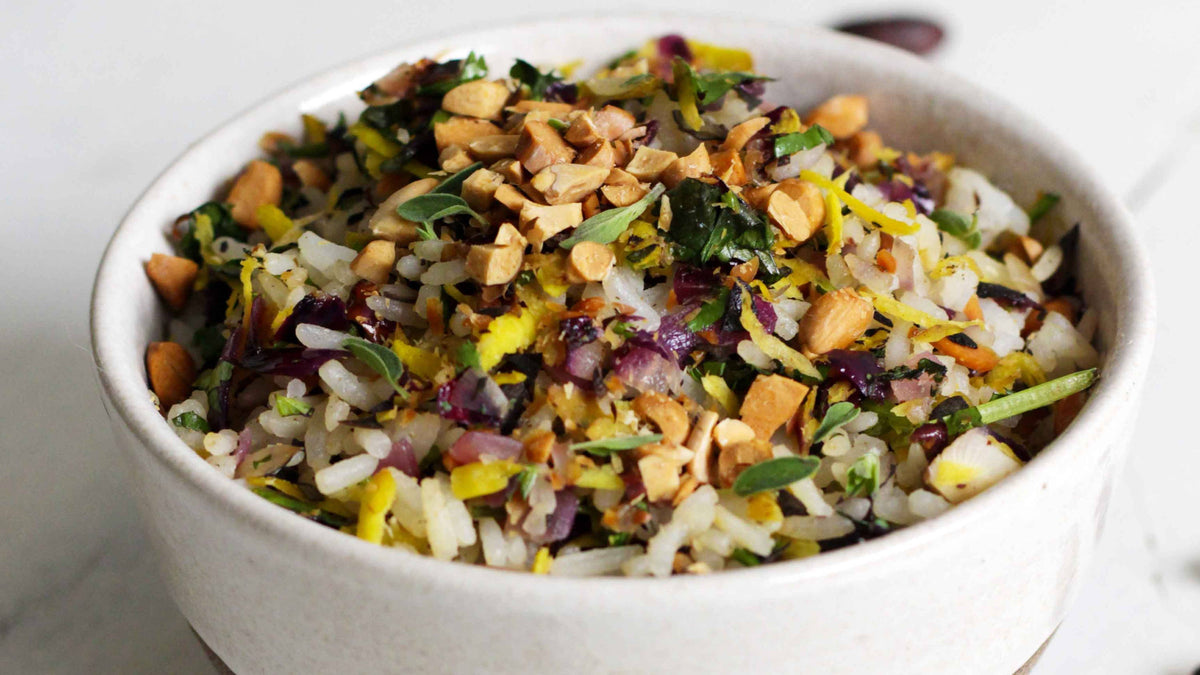 Spicy Baru Nuts Rice · Recipes · Botanica Origins